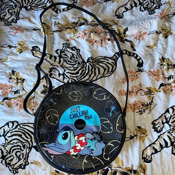 Disney Handbags - Lilo & Stitch Elvis Record Hawaiian Shirt Disney Purse